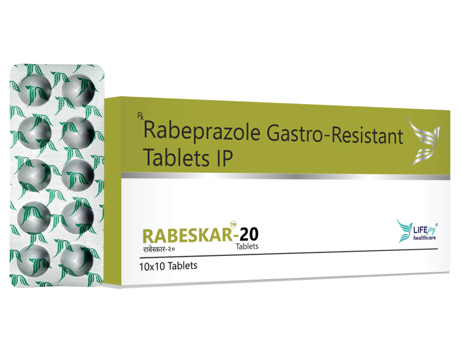 RABESKAR - 20 TABLETS